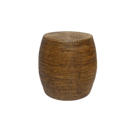 Rattan Drum Side Table Lotto