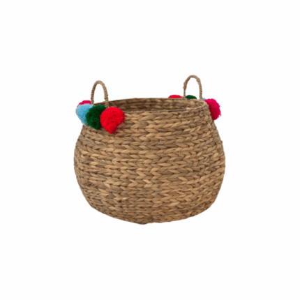 Seagrass Basket Pompom