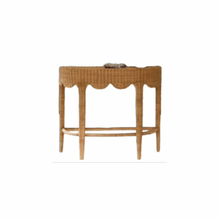 Scallop Console Table