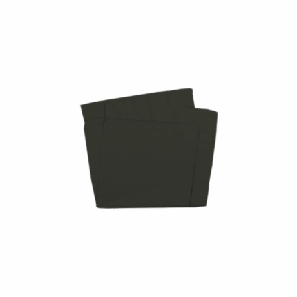 Cotton Napkin Peacock Black (Set of 12)