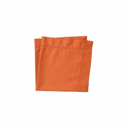 Cotton Napkin Peacock Rust (Set of 12)
